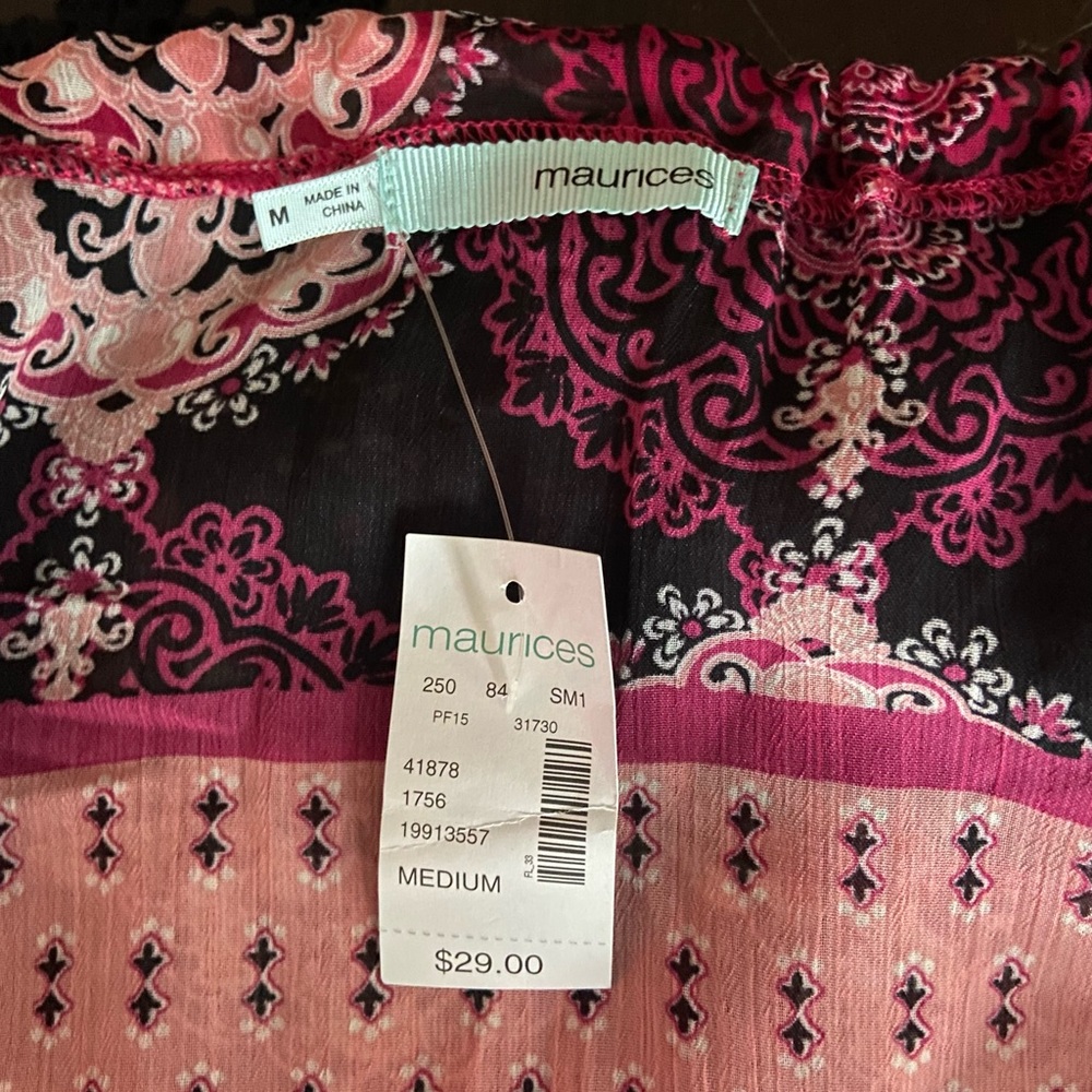 NWT Maurices Patterned Tank - Picture 9 of 11